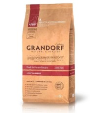 Grandorf Adult Medium&Maxi сухой корм для взрослых собак средних и крупных пород с уткой и индейкой 1 кг. 